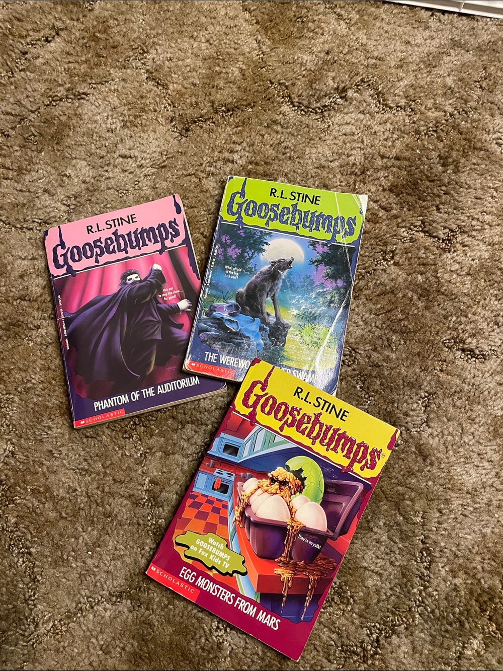 Goosebumps Books Chapter Books Lot of 3
